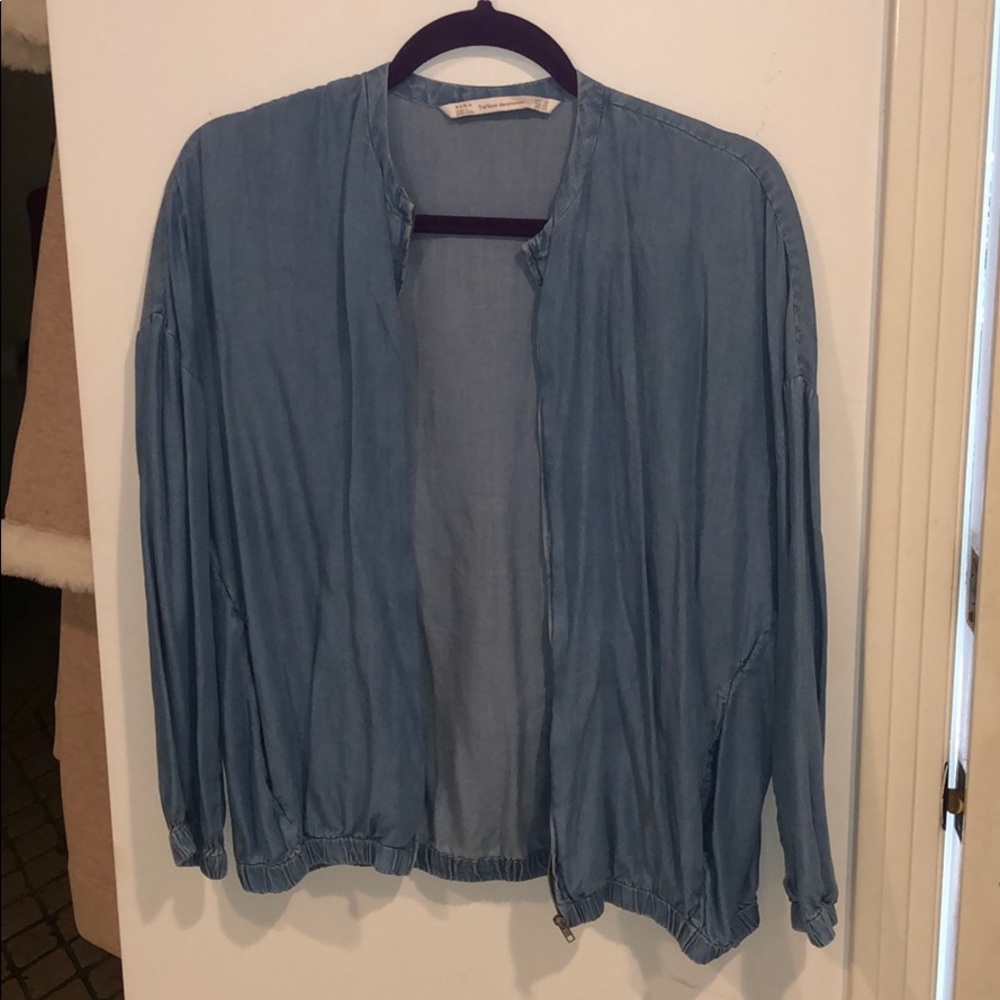 Zara - Jean Bomber Jacket